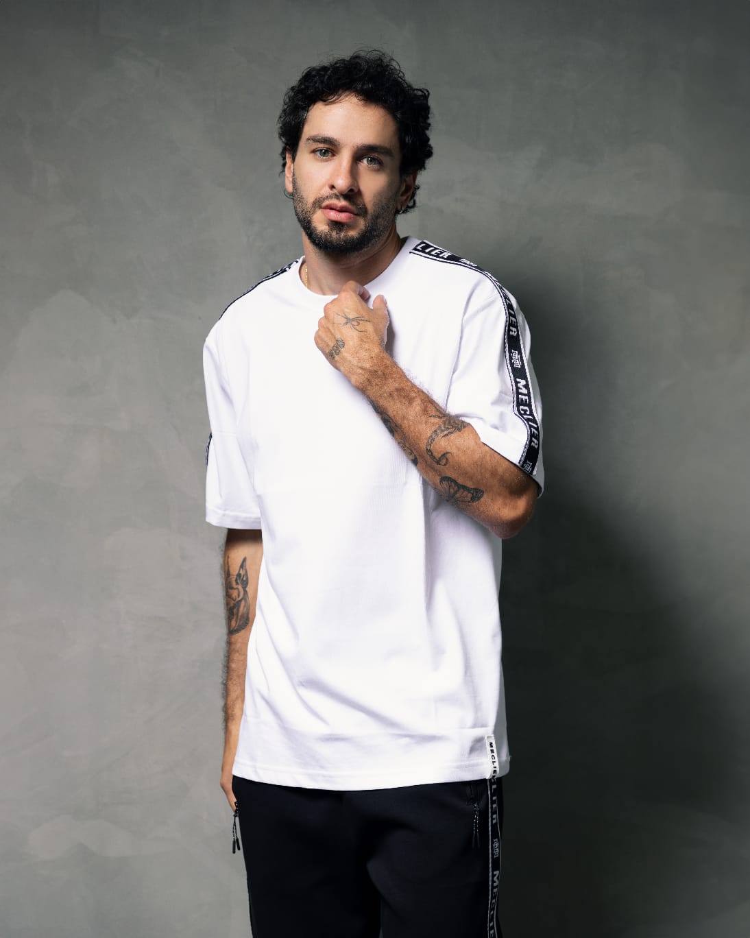 Camiseta Meclier Line White