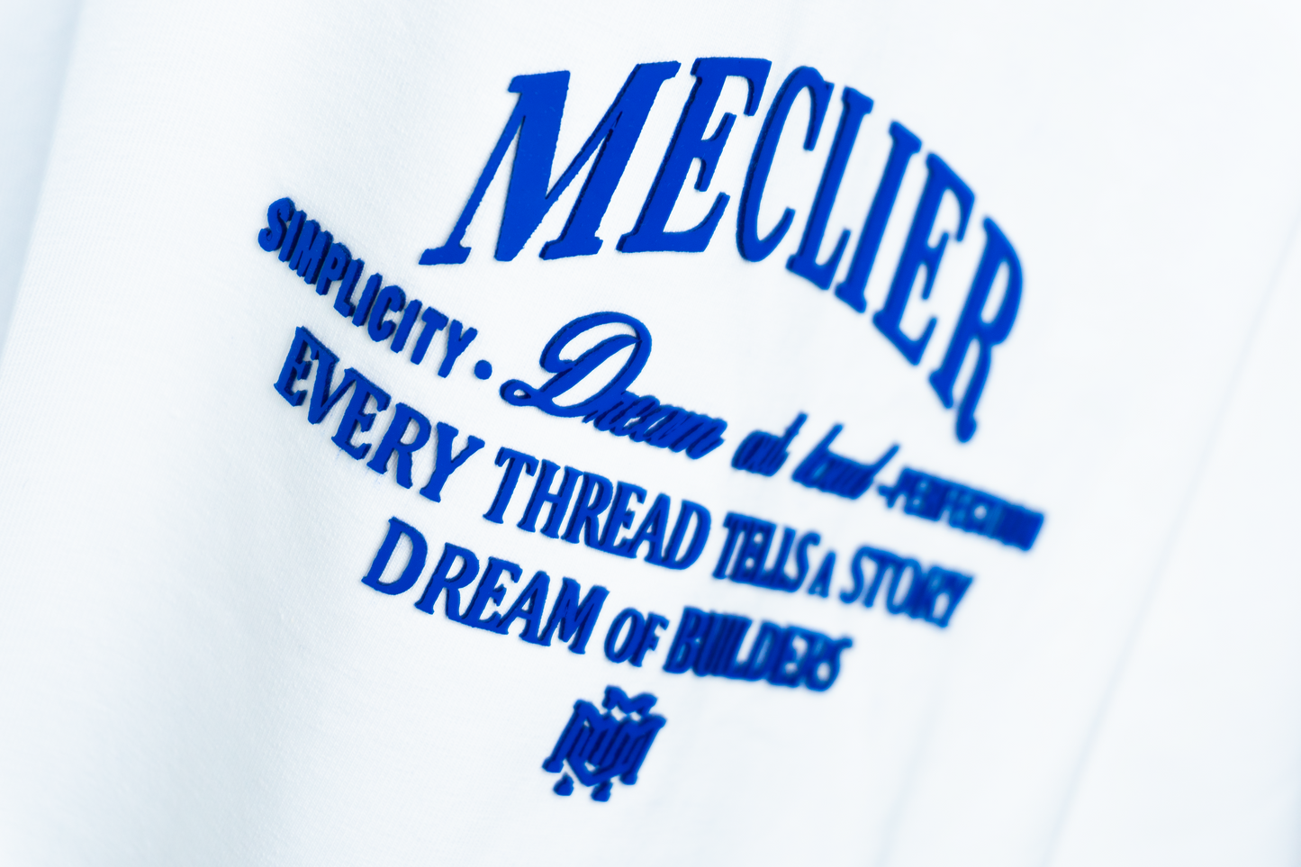 CAMISETA MECLIER BLANCA AZUL DREAMS