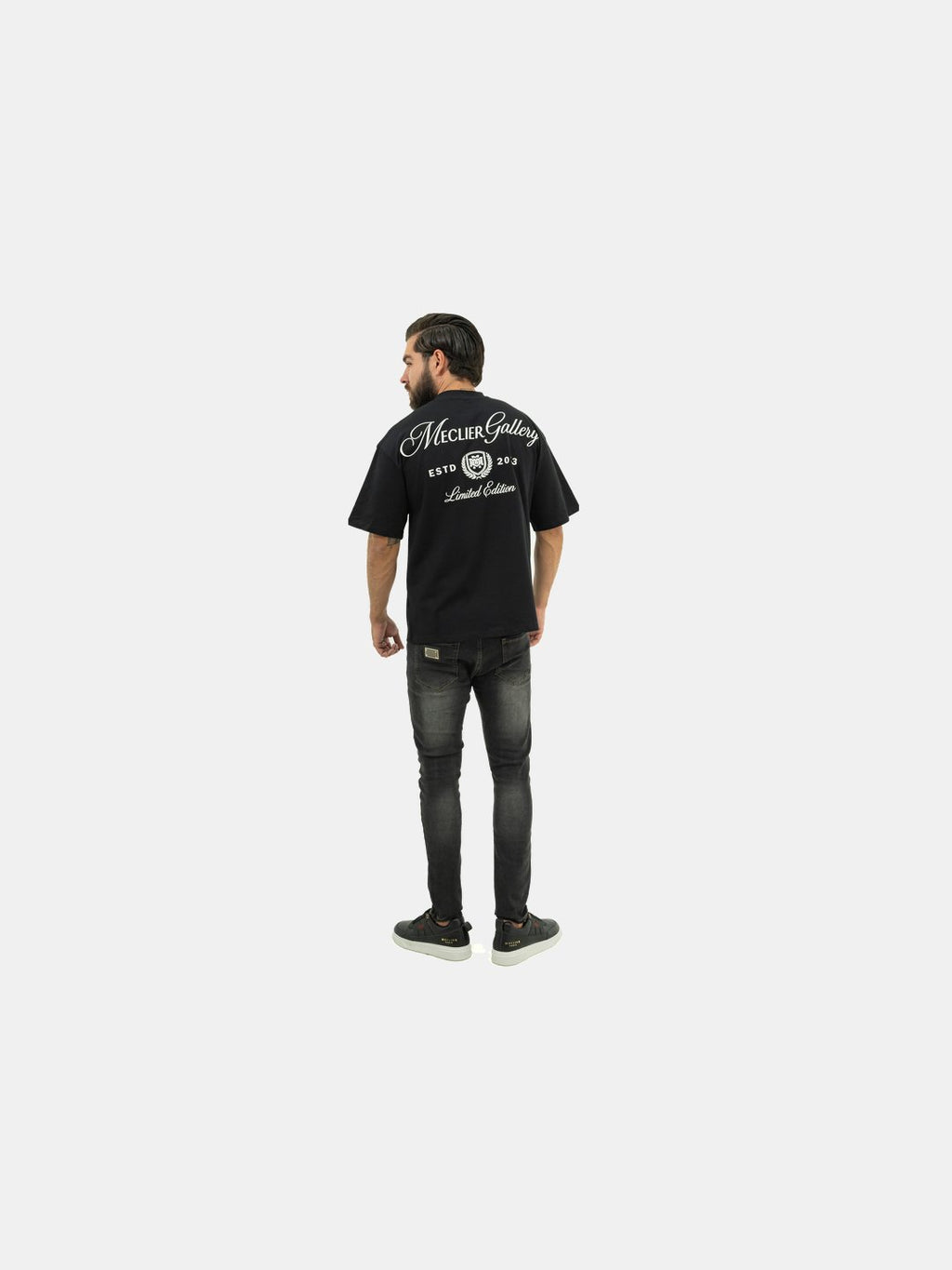 CAMISETA MECLIER GALLERY BLACK/WHITE