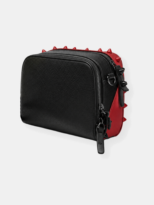 BAG VESPER BLACK AND RED