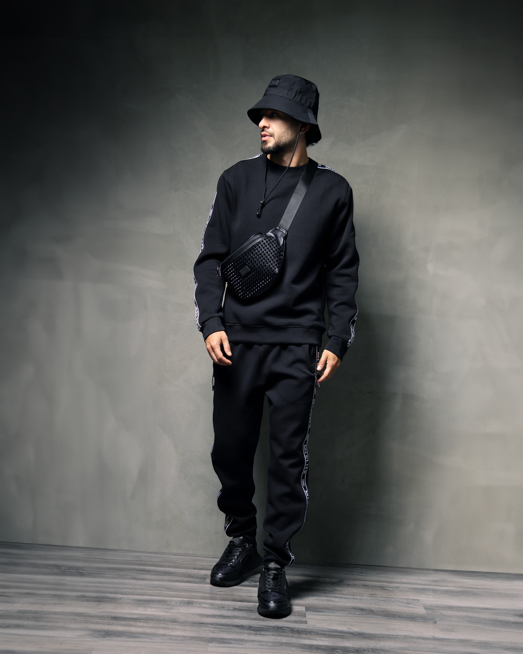 PANTS MECLIER LINE BLACK