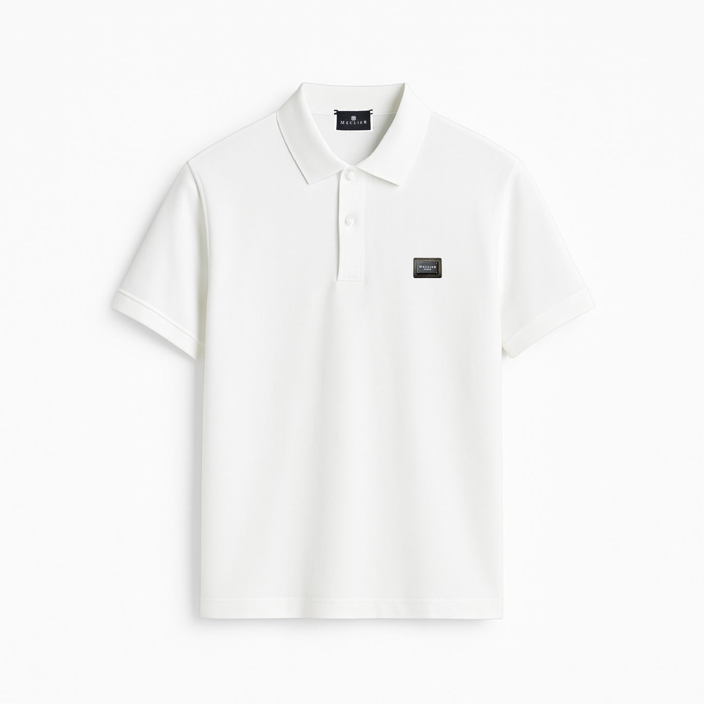 POLO WHITE CON PLACA