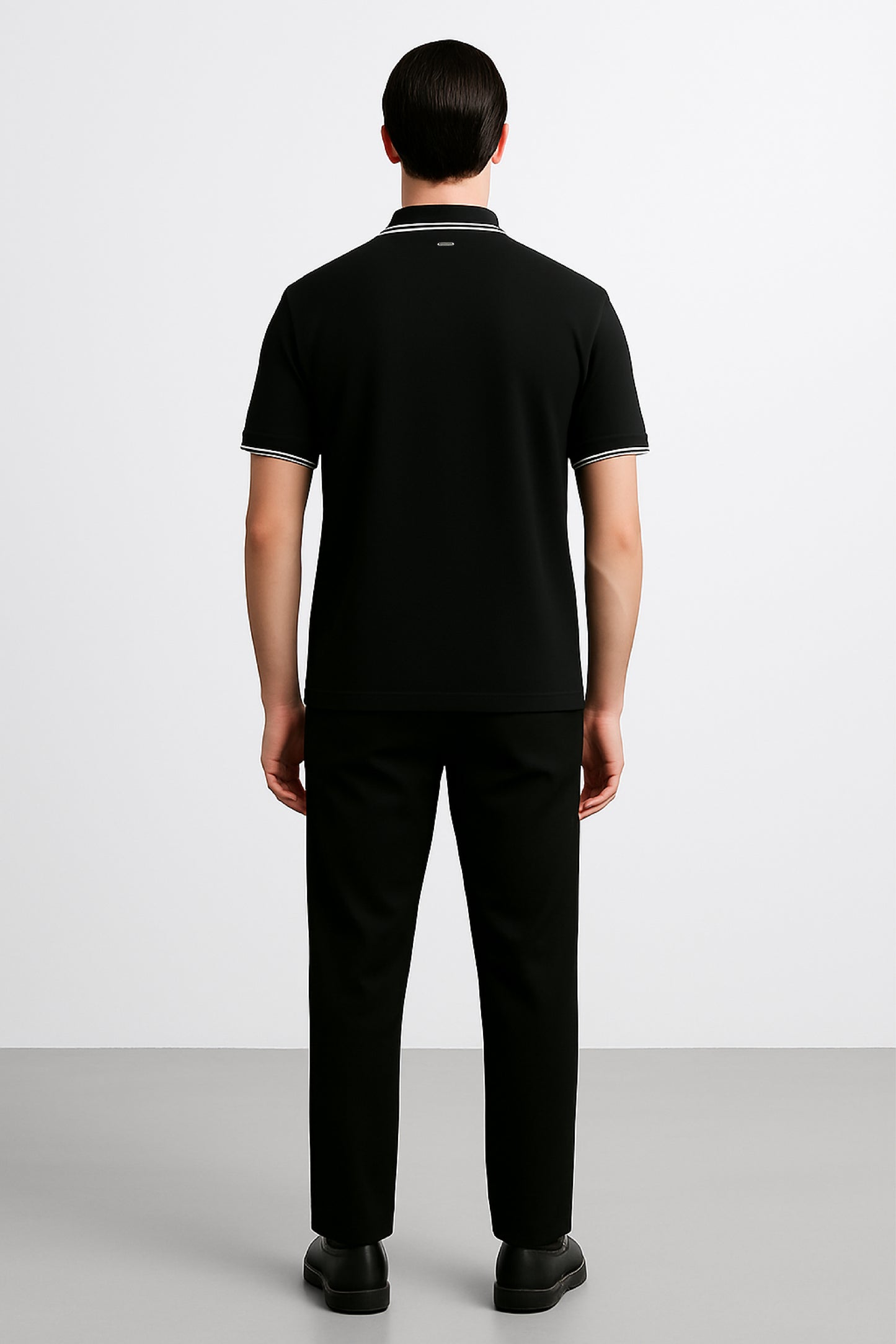 POLO BLACK BASIC CON PLACA