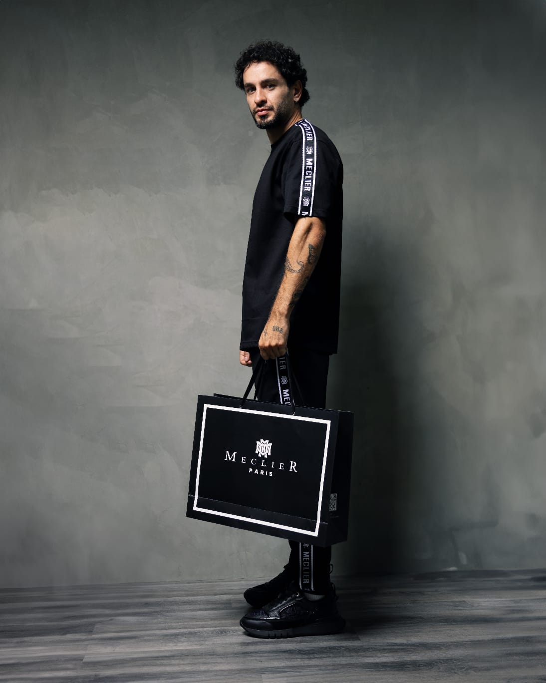 Camiseta Meclier Line Black