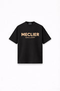 CAMISETA MECLIER OVERSIZE MONOCHROME BLACK/BEIGE