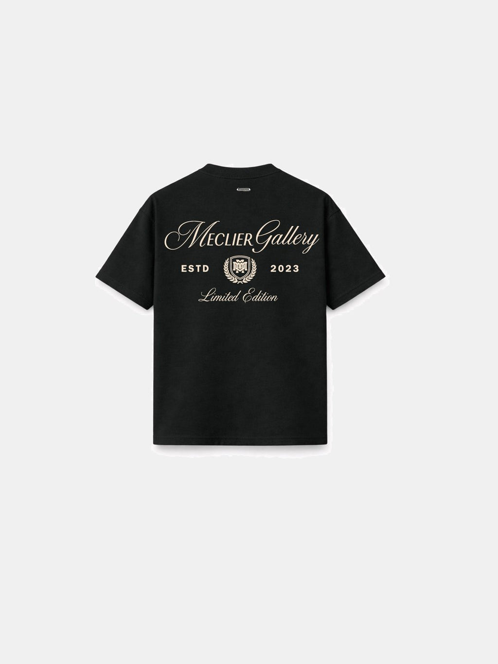 CAMISETA MECLIER OVERSIZE GALLERY BLACK/BEIGE