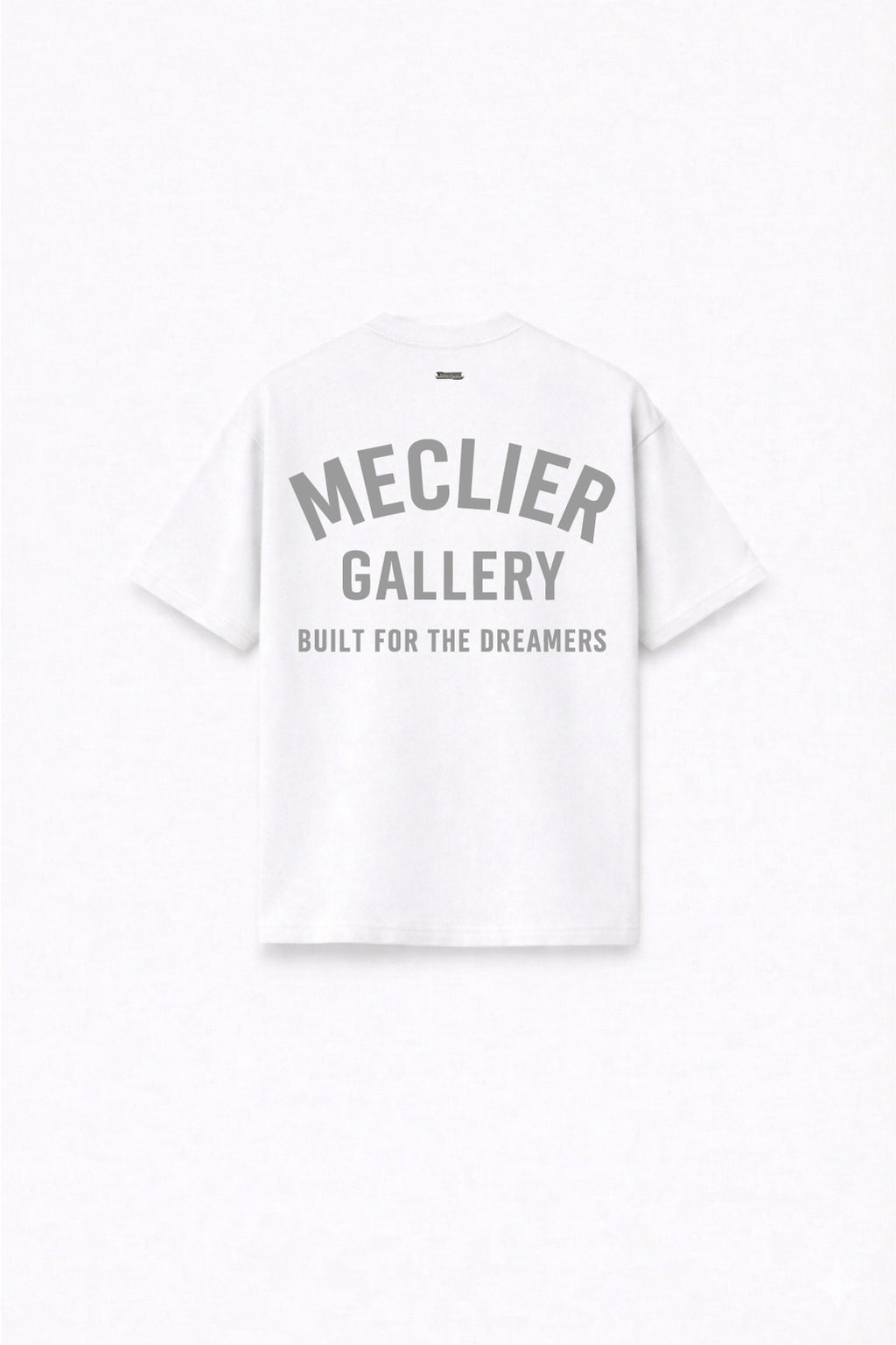 CAMISETA MECLIER OVERSIZE GALLERY DREAMERS WHITE/GREY