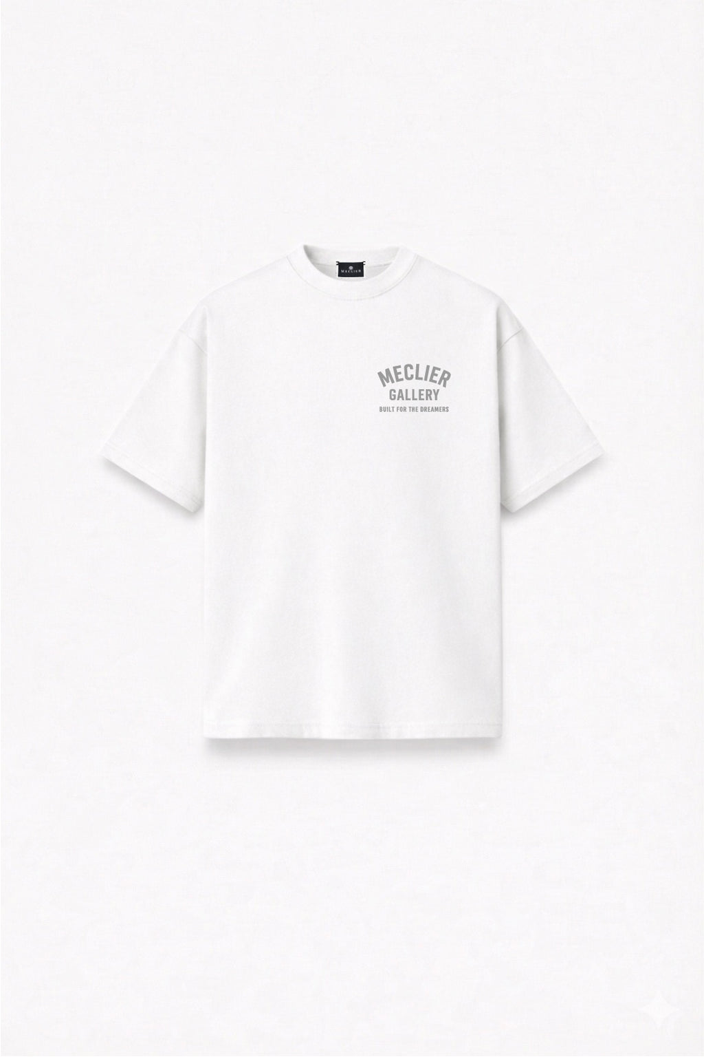 CAMISETA MECLIER OVERSIZE GALLERY DREAMERS WHITE/GREY