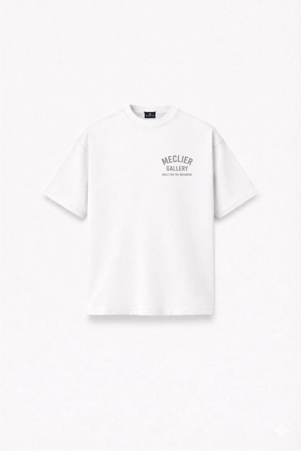 CAMISETA MECLIER OVERSIZE GALLERY DREAMERS WHITE/GREY