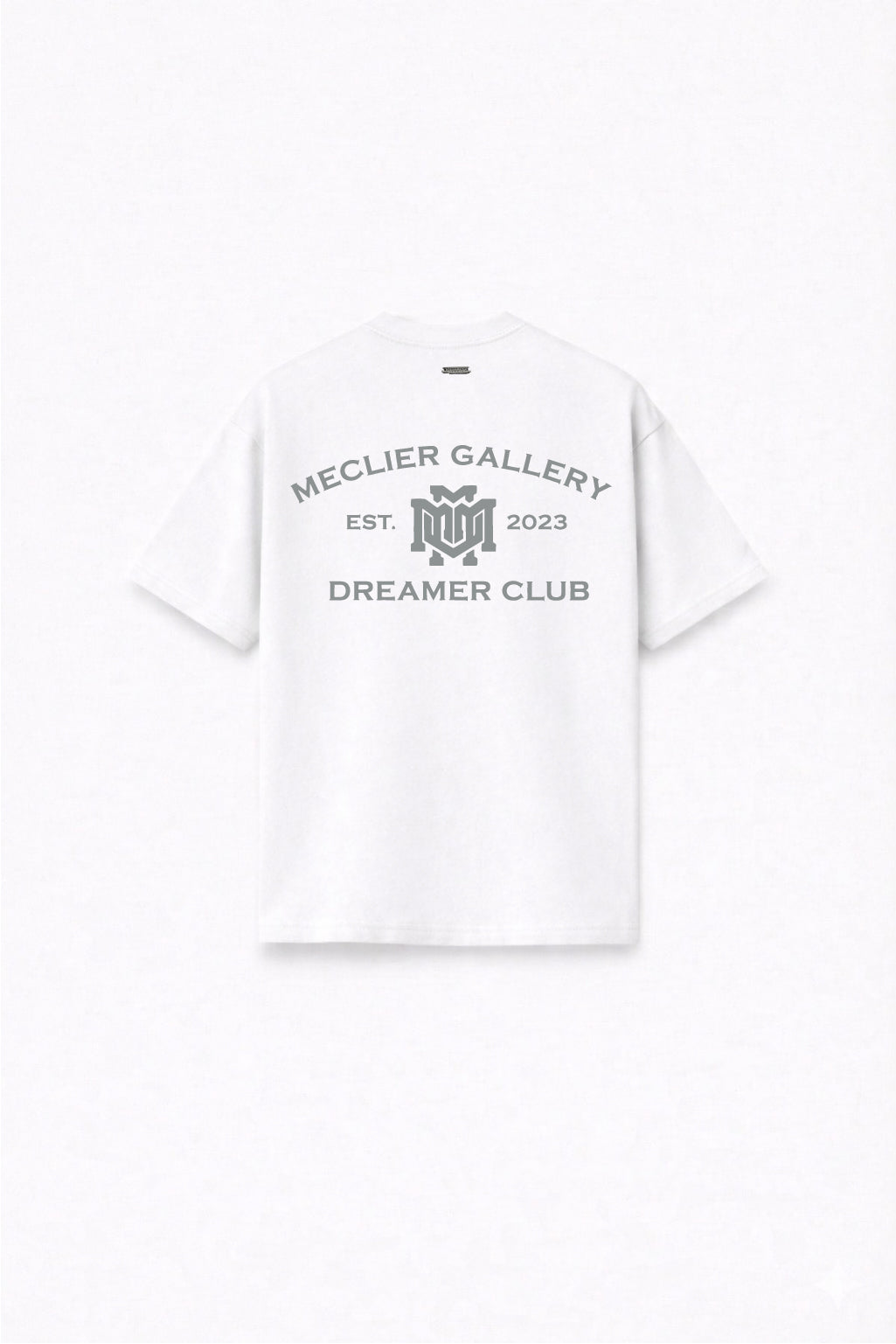 CAMISETA MECLIER OVERSIZE GALLERY DREAMERS CLUB WHITE