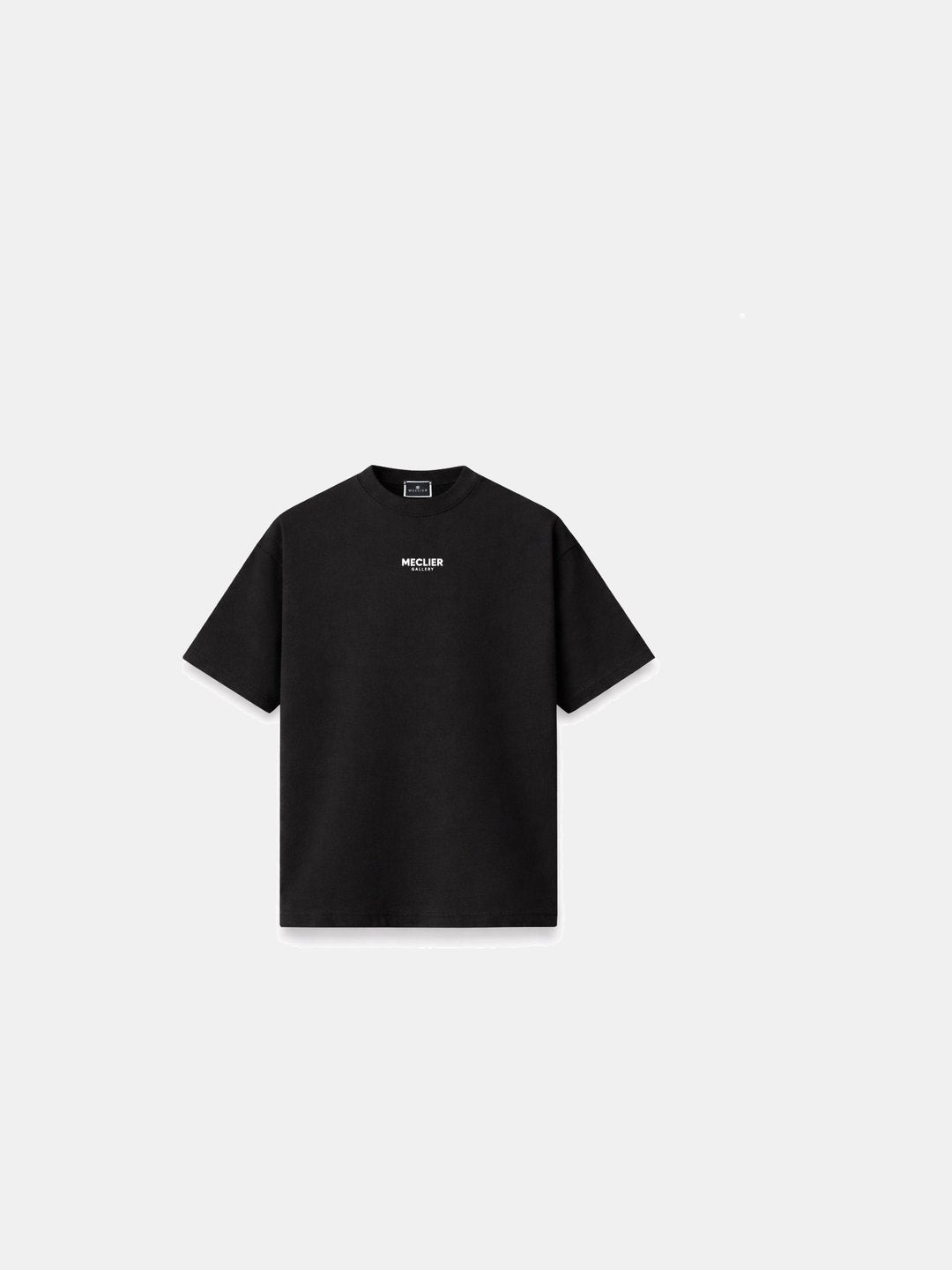 CAMISETA MECLIER OVERSIZE BADGE BLACK/WHITE