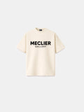 CAMISETA MECLIER OVERSIZE MONOCHROME CREAM/BLACK