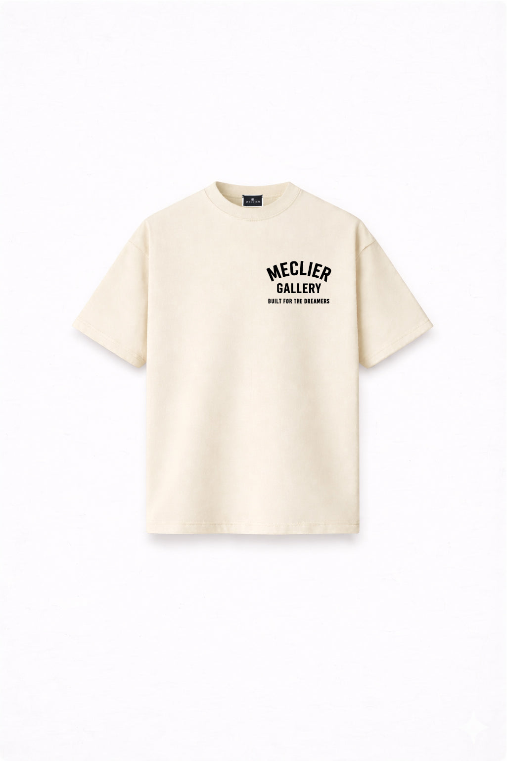 CAMISETA MECLIER OVERSIZE GALLERY DREAMERS BEIGE/BLACK