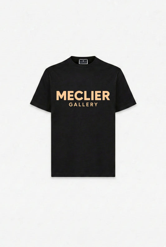 Camiseta Meclier Negra Beige
