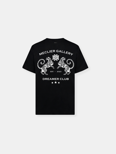 CAMISETA MECLIER GALLERY TWIN LEOPARDS BLACK/WHITE