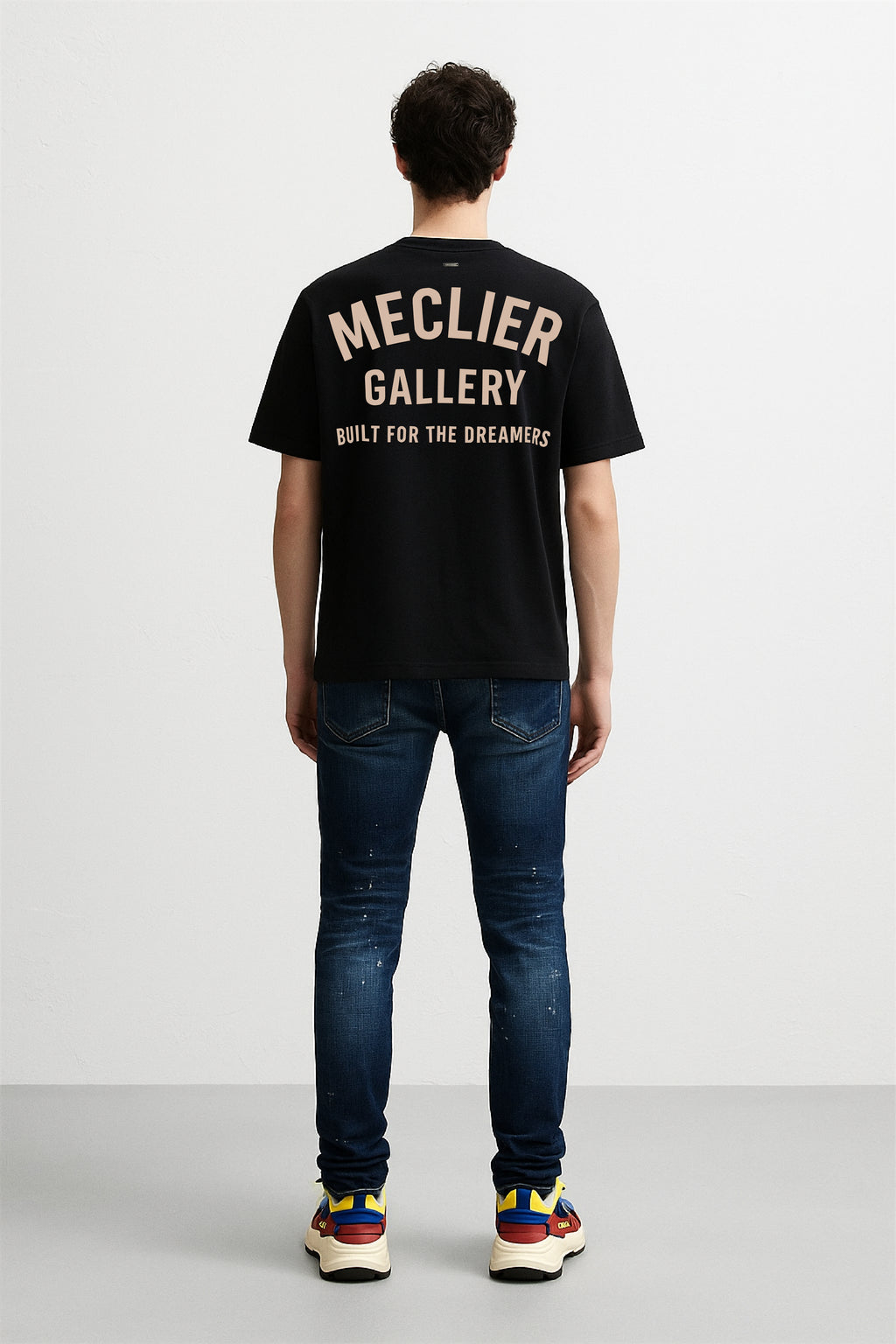 CAMISETA MECLIER GALLERY DREAMERS BLACK/BEIGE