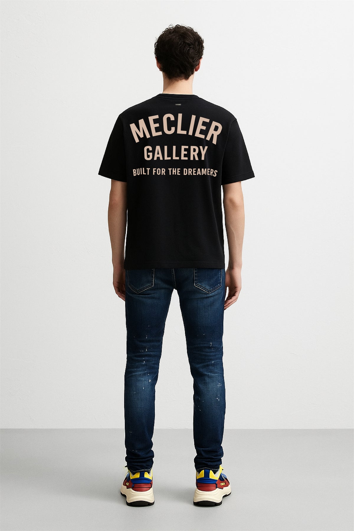 CAMISETA MECLIER GALLERY DREAMERS BLACK/BEIGE