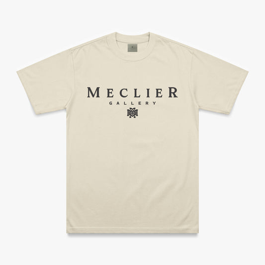 CAMISETA MECLIER GALLERY BEIGE/NEGRO