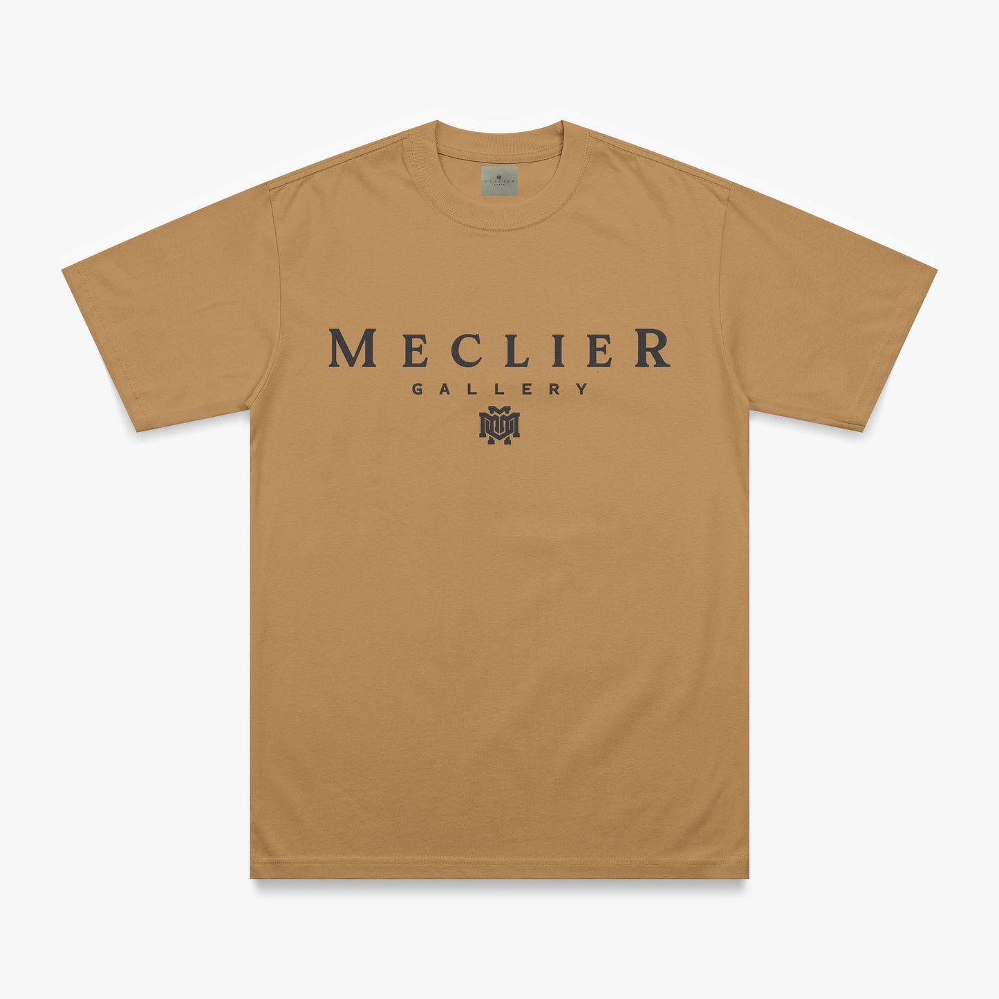 CAMISETA MECLIER GALLERY CAQUI/NEGRO