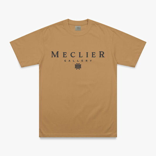 CAMISETA MECLIER GALLERY CAQUI/NEGRO