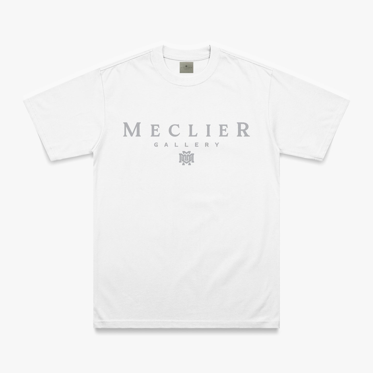 CAMISETA MECLIER GALLERY BLANCO/GRIS