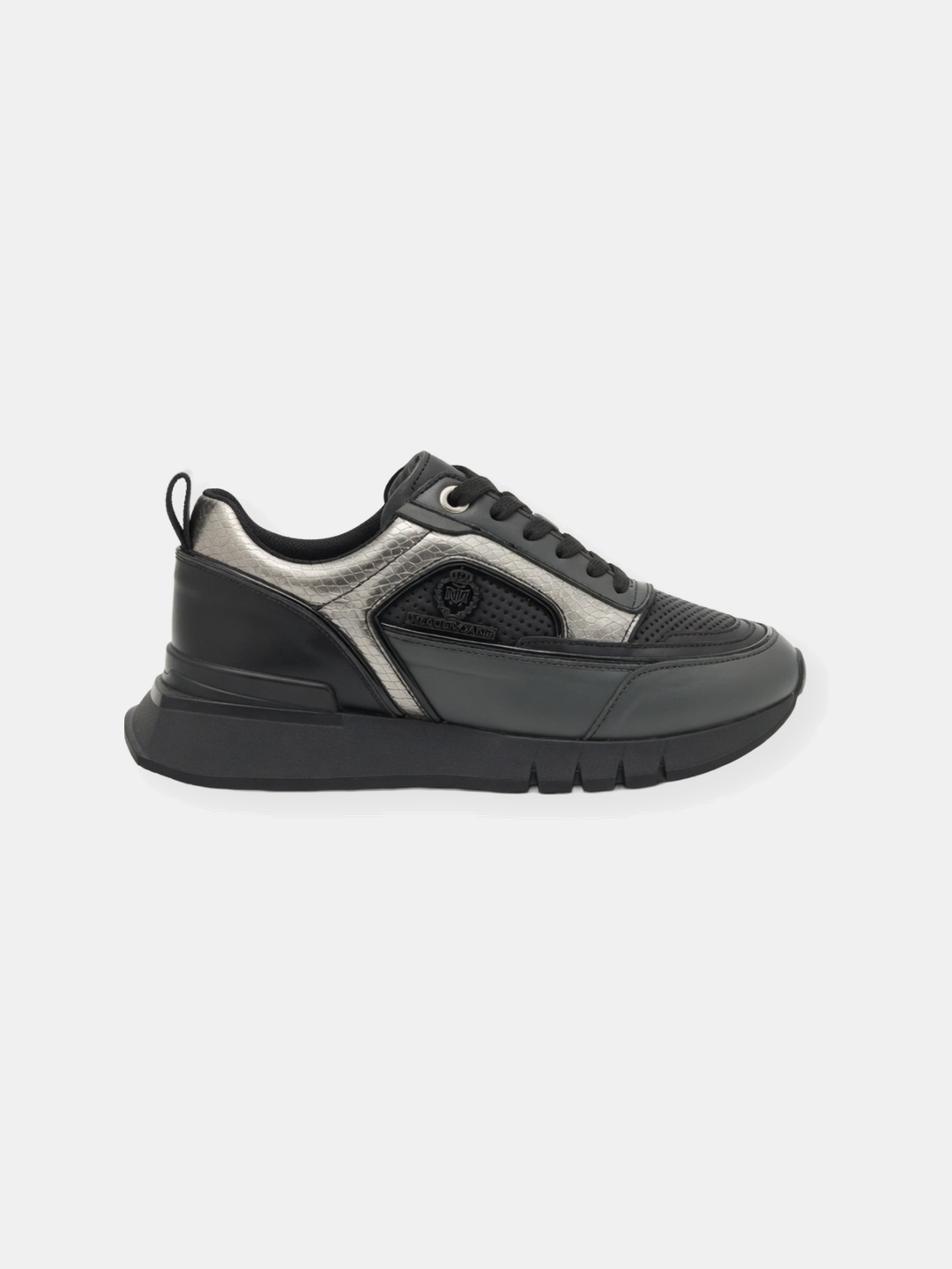 ZAPATO MECLIER TITANIUM NEGRO PLATA