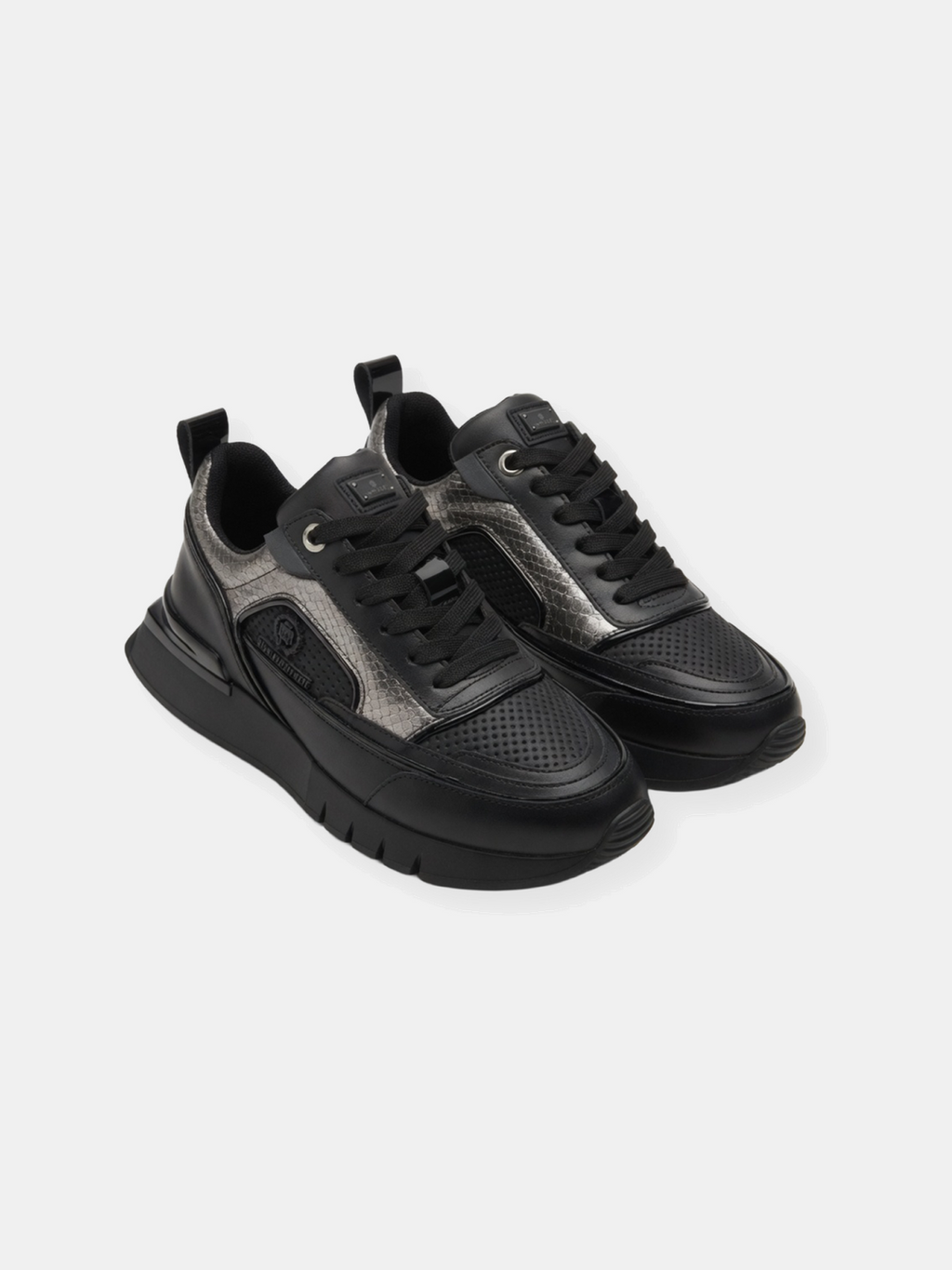 ZAPATO MECLIER TITANIUM NEGRO PLATA