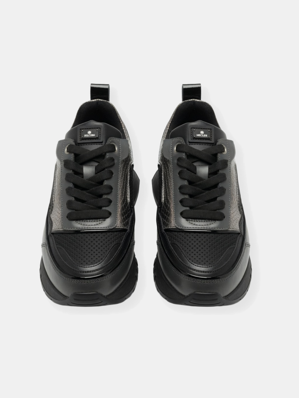 ZAPATO MECLIER TITANIUM NEGRO PLATA