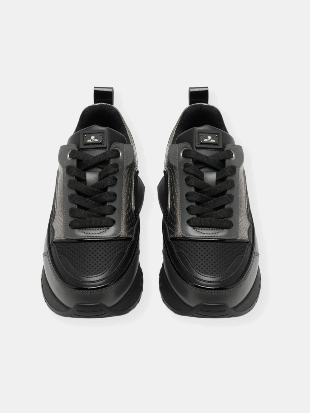 ZAPATO MECLIER TITANIUM NEGRO PLATA
