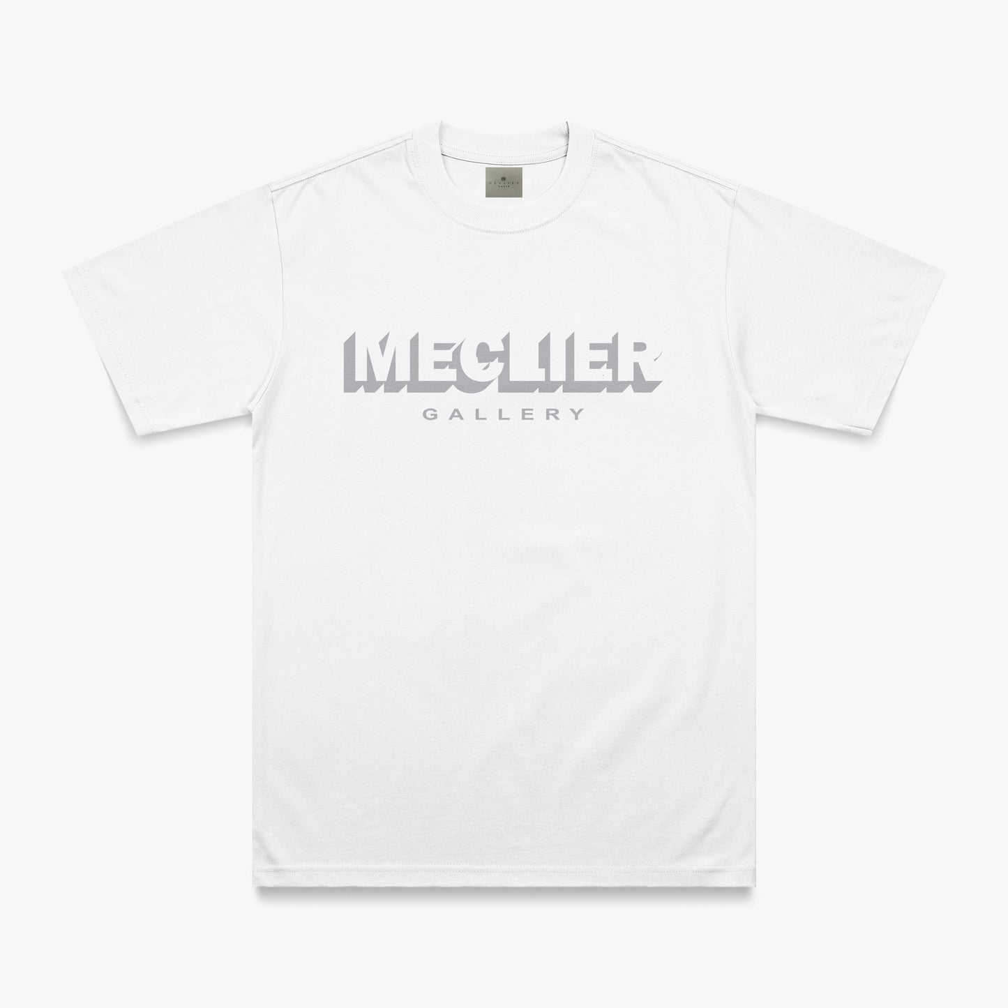 CAMISETA MECLIER GALLERY BLANCO/GRIS