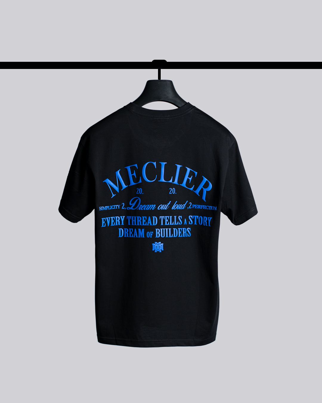 CAMISETA MECLIER NEGRA AZUL DREAMS