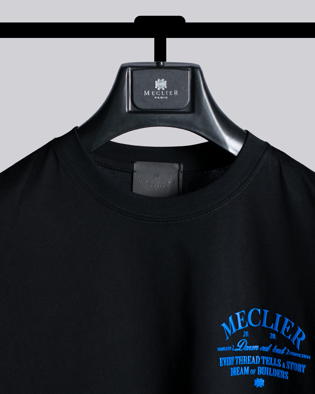 CAMISETA MECLIER NEGRA AZUL DREAMS