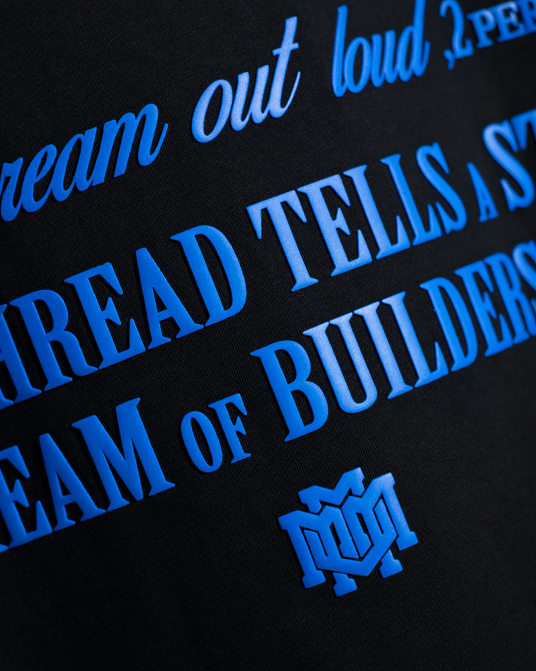 CAMISETA MECLIER NEGRA AZUL DREAMS