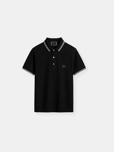 POLO MECLIER PLACA BLACK