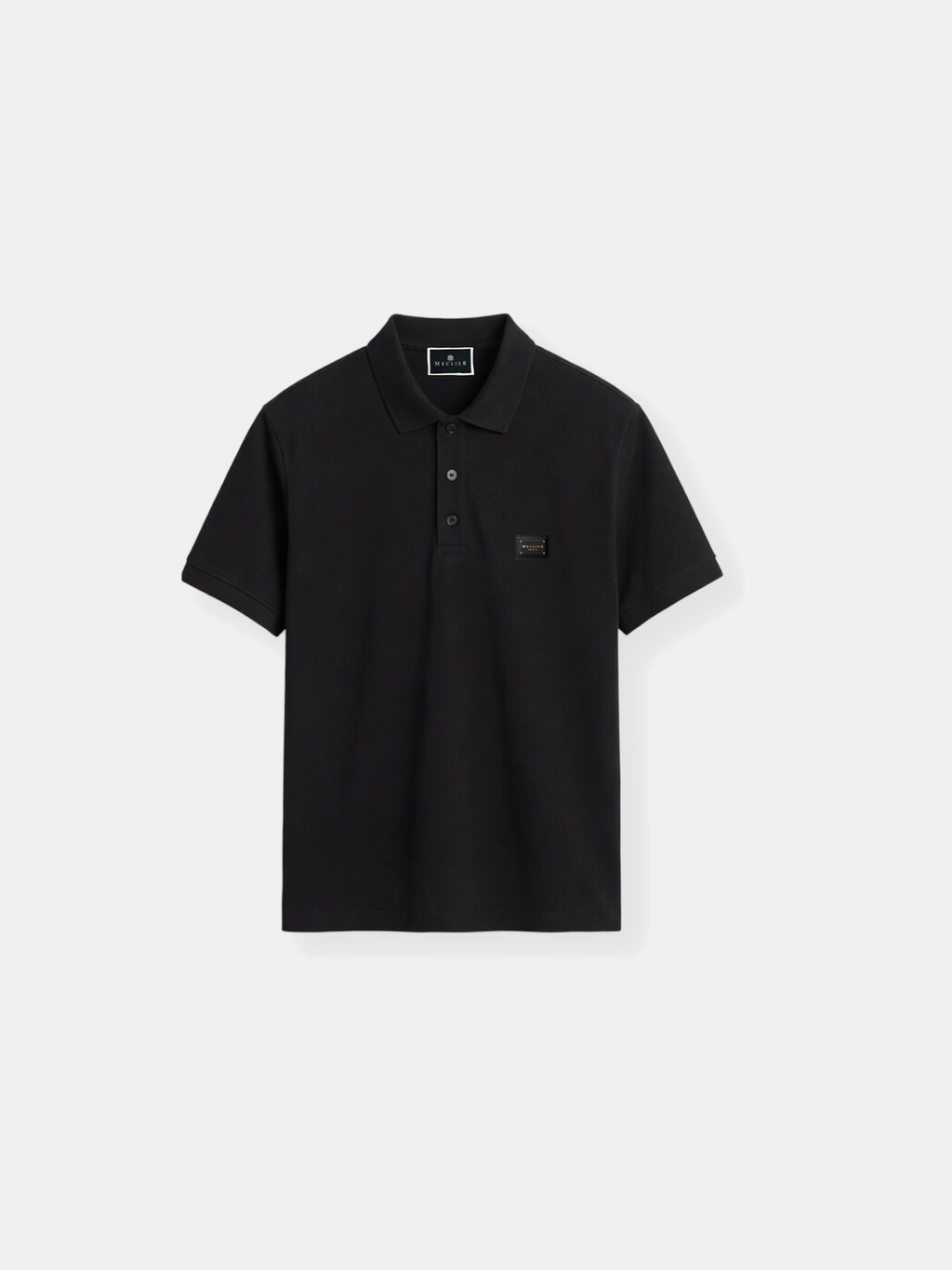 POLO MECLIER CLASSIC PLACA BLACK