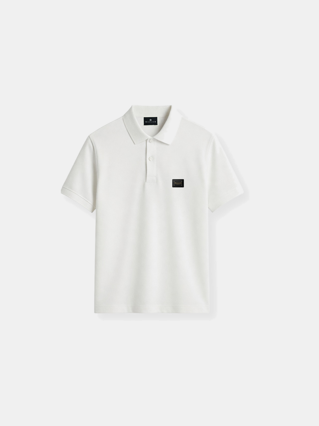 POLO MECLIER CLASSIC PLACA WHITE