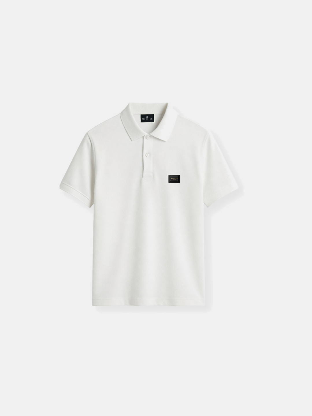 POLO MECLIER CLASSIC PLACA WHITE