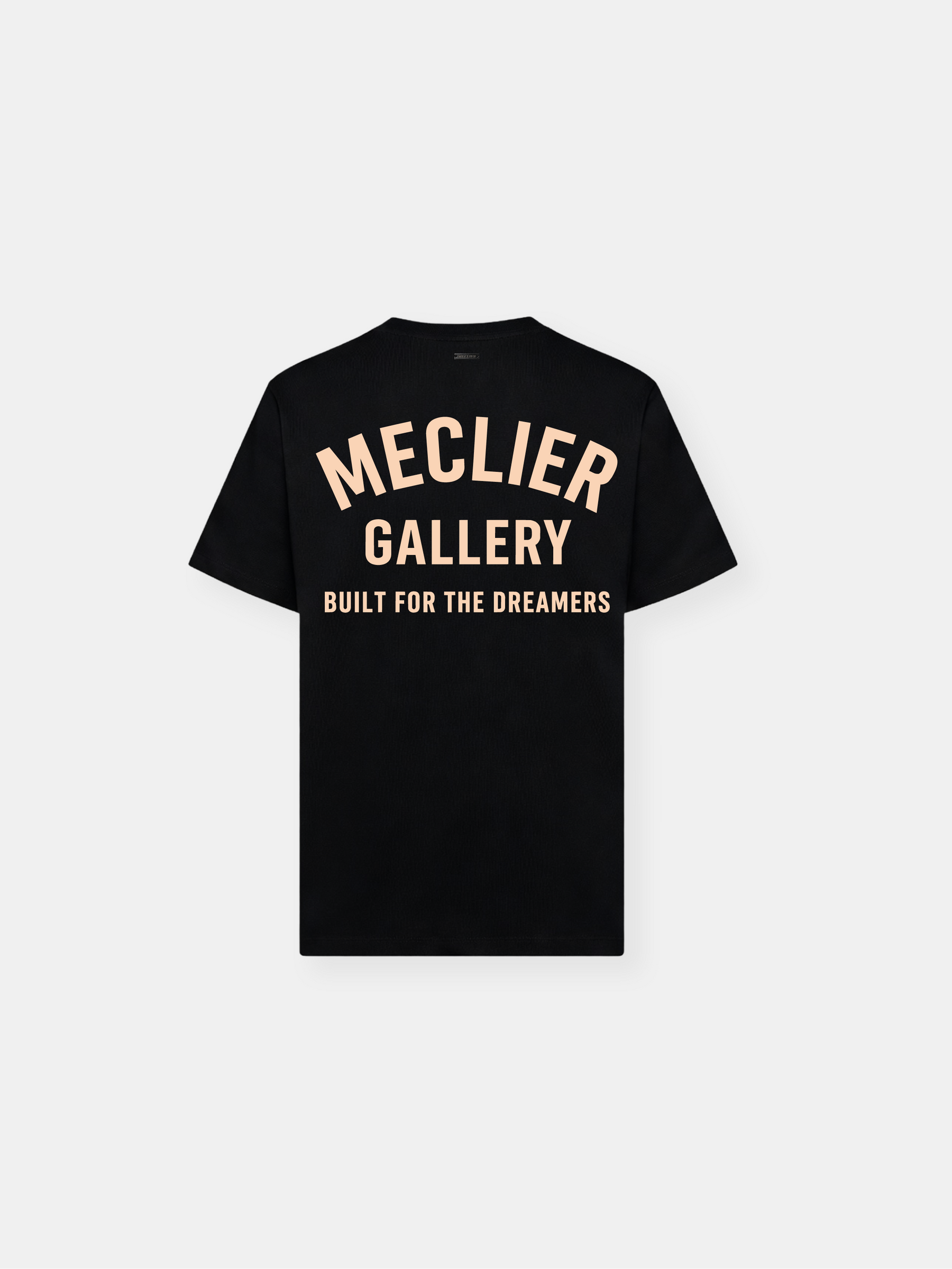 Camiseta Negra-beige built for the dreamers