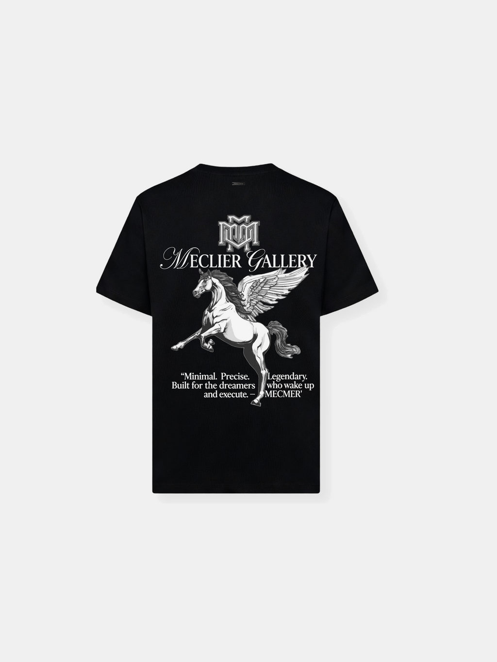 CAMISETA MECLIER GALLERY NOBLE HORSE BLACK
