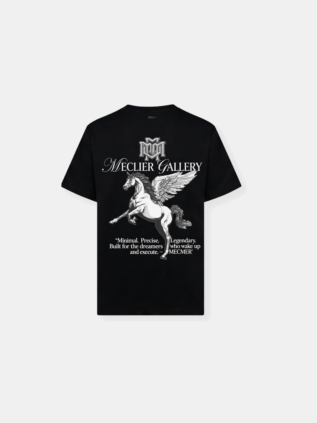 CAMISETA MECLIER GALLERY NOBLE HORSE BLACK