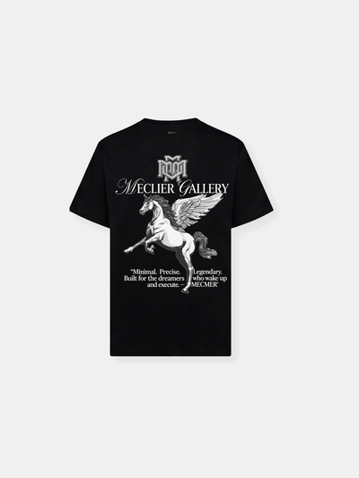 CAMISETA MECLIER GALLERY NOBLE HORSE BLACK