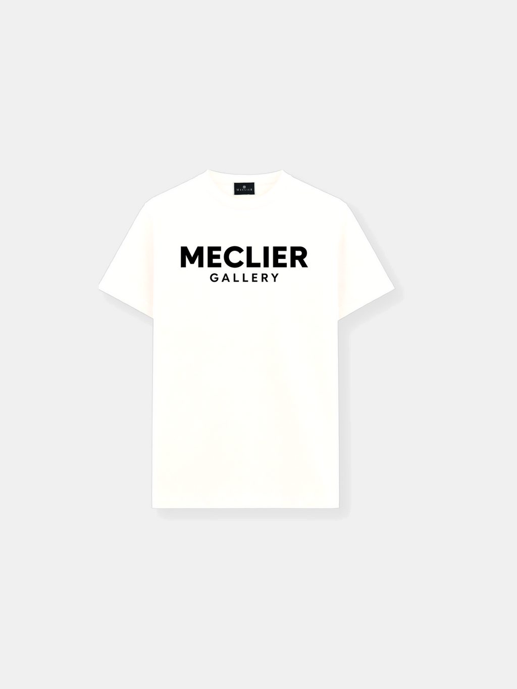 CAMISETA MECLIER MONOCHROME WHITE/BLACK