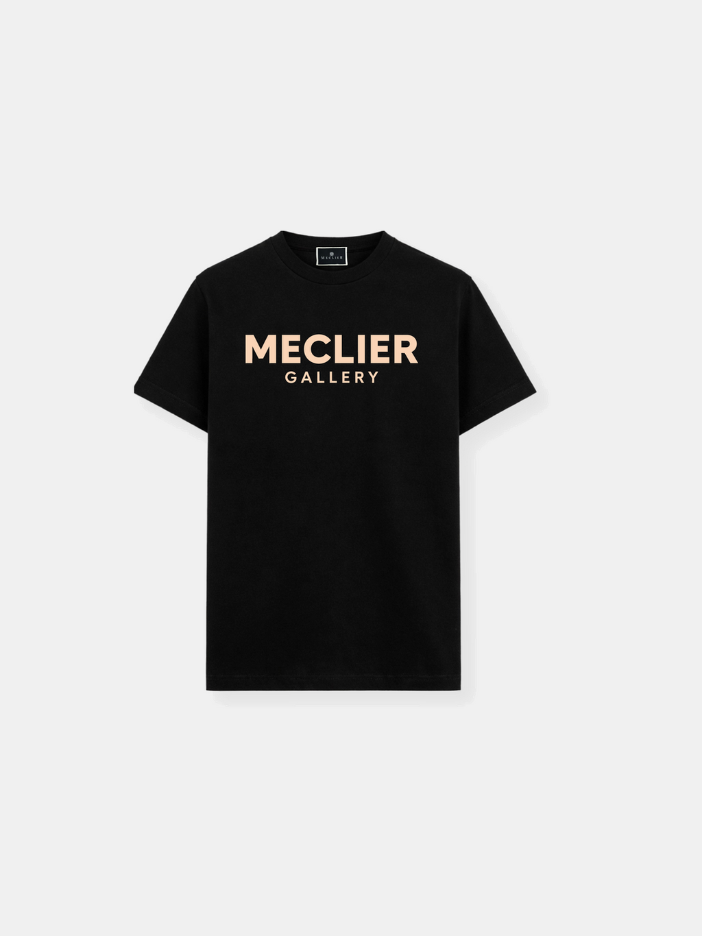 CAMISETA MECLIER MONOCHROME BLACK/BEIGE