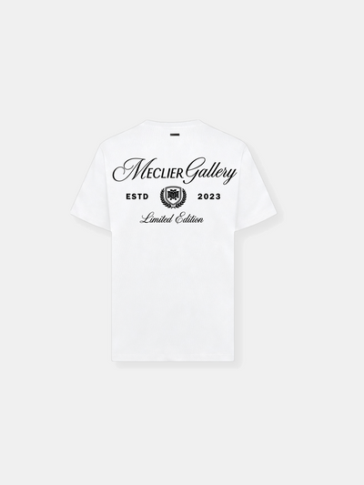 CAMISETA MECLIER GALLERY WHITE/BLACK
