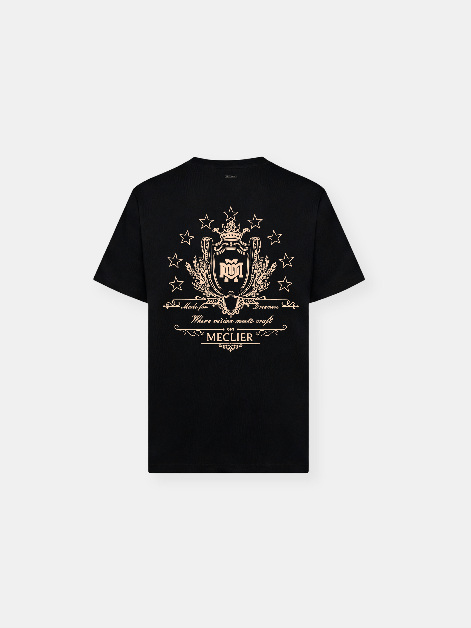 Camiseta Meclier Podium Negra Beige