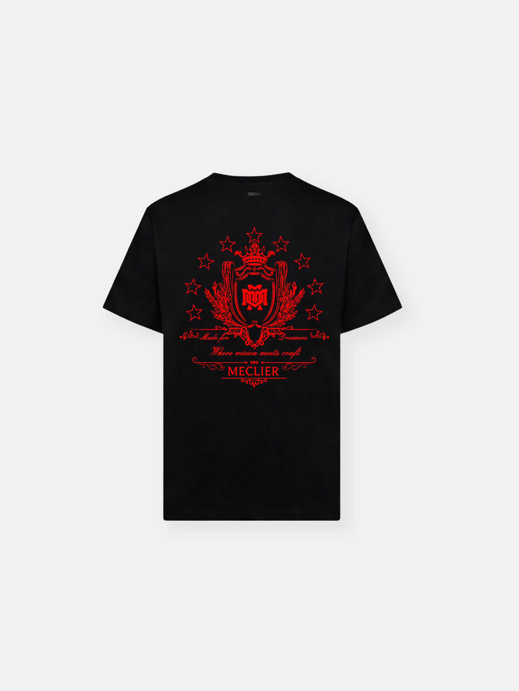 Camiseta Meclier Podium Negra Roja