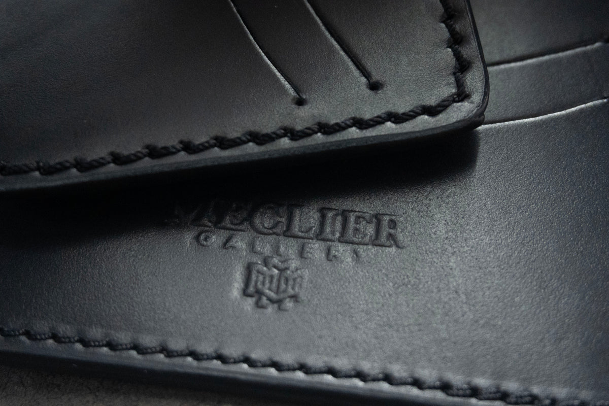 TARJETERO MECLIER LEATHER BLACK