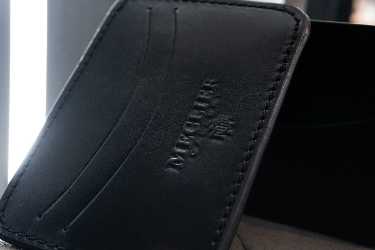 TARJETERO MECLIER LEATHER BLACK