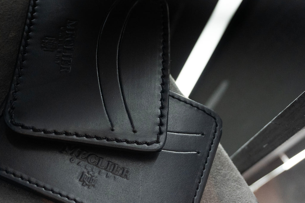 TARJETERO MECLIER LEATHER BLACK