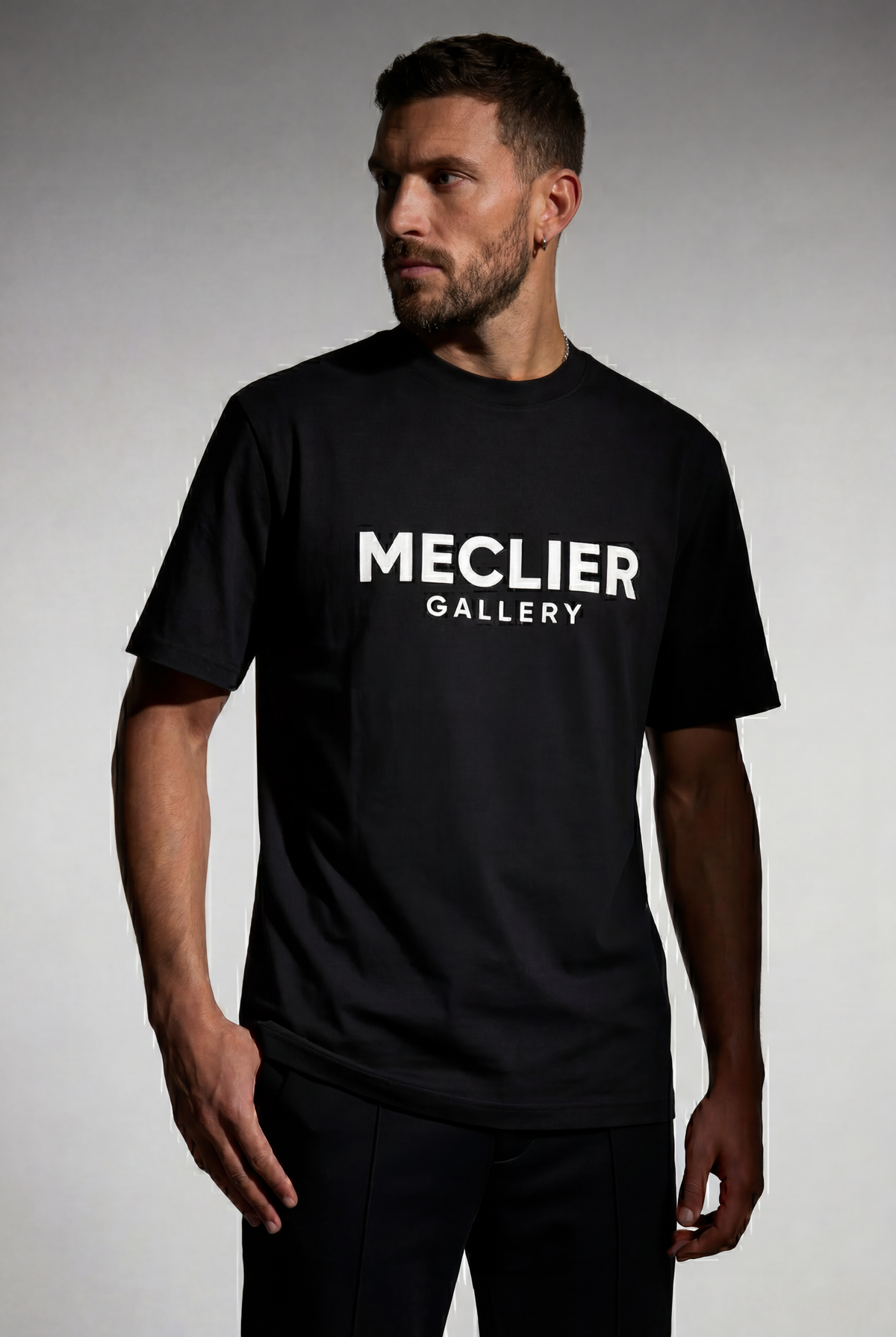 CAMISETA MECLIER MONOCHROME BLACK/WHITE